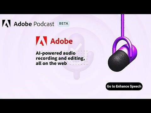 Adobe Podcast AI Enhance