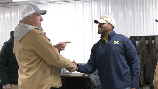 Rep. John James stops in Jackson County, meets with local farmers