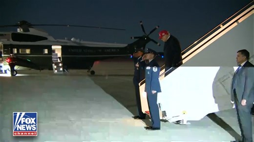 NOW: President Trump arrives back in Washington as joint U.S.-Israeli military operations against Iran continue. | Fox News