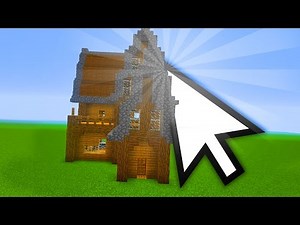 DOMEK JEDNYM KLIKNIĘCIEM W MINECRAFT?