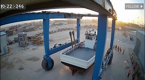 4.4K views | Unexpected Boat Lift Malfunction Caught on CCTV | Quick...