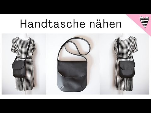 Einfache Handtasche nähen mit Schnittmuster / DIY MODE