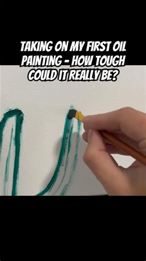 Watch Me Try Abstract Oil Art for the First Time!