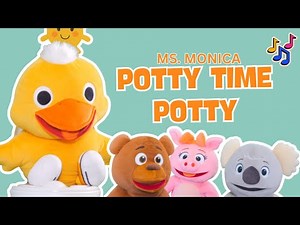 Potty Time Potty | Potty Song | Songs for Kids | Ms. Monica's Music
