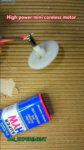 Micro DC motor testing full speed 25000RPM • mini coreless motor #youtubeshorts #dcmotor #shorts