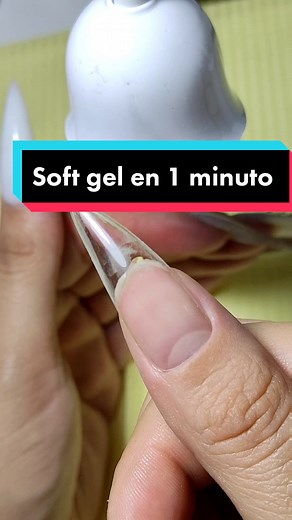 Soft gel resumido en 1 minuto, si te gusta mi contenido dale like y sígueme 💖 #softgel #gelx #gelxnails #manicurehacks #tutorialsoftgel #uñaschile #pressonnails #presson #softgelextensions #sotfgelnails #capcut #CapCut