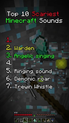 7 Scariest Minecraft Cave Sounds...#minecraft #memories #nostalgia