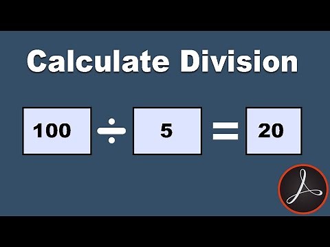 how to calculate division in fillable pdf form using adobe acrobat pro 2017