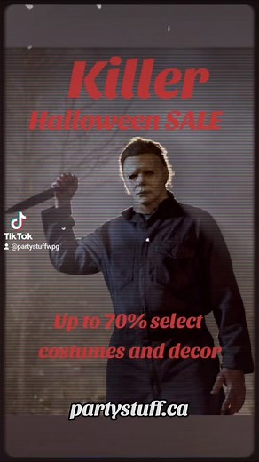 2.5K views | KILLER HALLOWEEN SALE! Up to 70% off select costumes and decor in-store and online! Don't wait or these monster deals will be a ghost of the past  #Halloween #sale #costumes | Party Stuff | Facebook