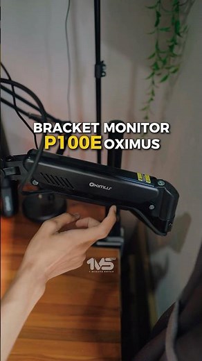 Installing this monitor bracket is super easy. This is the Oximus P100E monitor bracket.