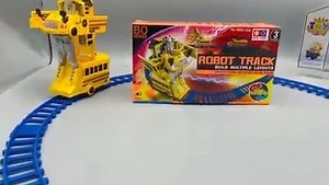 🔥𝗥𝗼𝗯𝗼𝘁 𝗗𝗲𝗳𝗼𝗿𝗺𝗮𝘁𝗶𝗼𝗻 𝗦𝗰𝗵𝗼𝗼𝗹 𝗕𝘂𝘀 𝗧𝗿𝗮𝗰𝗸 𝗦𝗲𝘁🔥 This toy can turn into a robot and turn again into a very unique school bus car. Equipped with a train track so that the car can run following the provided train tracks. 👉𝗙𝗲𝗮𝘁𝘂𝗿𝗲𝘀: ✅Universal Driving ✅Automatic Steering ✅Uses AA Batteries ✅Different Shapes of Track can be build ✅Automatic Deformation ✅Lights and Sound ✅Excellent Packaging ✅Ages 3 🛒𝗦𝗵𝗼𝗽 𝗡𝗼𝘄: https://bit.ly/3EdGKGW | Toy Company