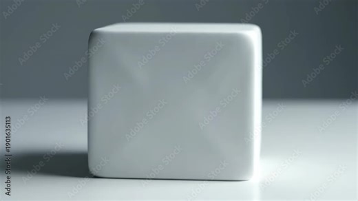 Paperwork transforming into solid mass. An orderly pile of paperwork gradually collapses inward, pages fusing together until the stack becomes a compact cube.