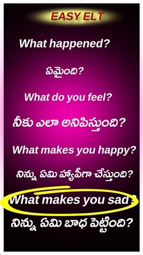 Telugu లో English నేర్చుకోండి | Step by Step Spoken English Lessons | #SpokenEnglish #LearnEnglish