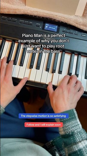 Stop playing root notes ❌ do this instead 🖐🏼 #pianolessons #pianotutorial #pianist