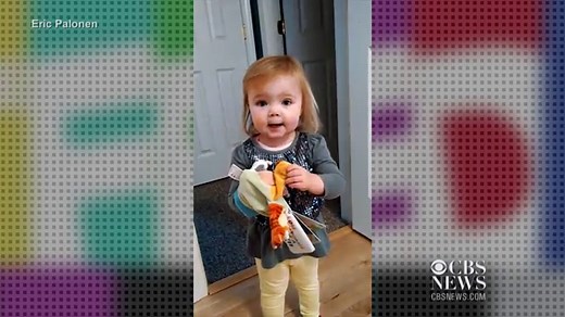 Dog's bark sounds like he's saying "hello"