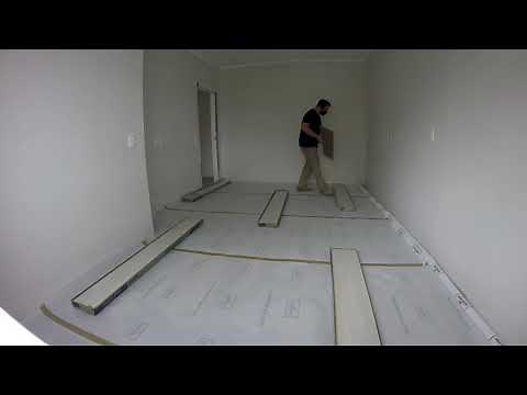 Instalação Rapida Piso Laminado Quick-Step - TimeLapse