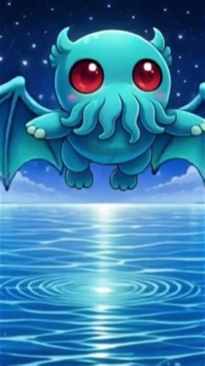 Cute Baby Cthulhu Sea Monster ❤️