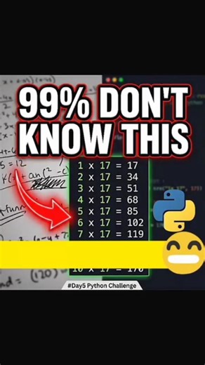 Python Secret to Infinite Table.