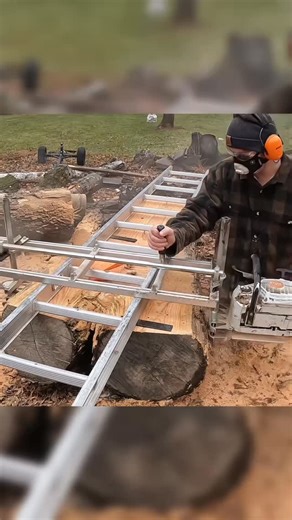 Levi Sampson on Instagram: "I chainsaw milled this beautiful cherry log into live edge slabs using my @granberginternational MKIV Alaskan Mill and ripping chain. These are 5ft long, up to 34” wide, and 2.5” thick—perfect for coffee tables, benches, or small kitchen tables. I protected my lungs with the RZ Pro FFP3 mask from @rzmask. Such an incredible mask! ✨ Would YOU add clear epoxy, color resin, or keep it all-natural? 👷‍♂️ Woodworkers: What would you build with these? 🏡 Non-woodworkers: If