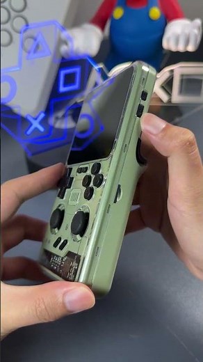 POWKIDDY RGB20Pro Cyberpunk Style | Custom Buttons + Vibration | Ultimate Retro Gaming Handheld