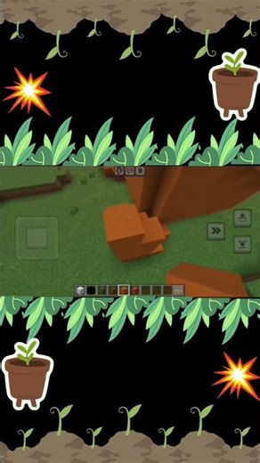 Cara membuat patung escape root dari pvz 2 di Minecraft || SANGAT SIMPEL & PRAKTIS DIBIKIN🌱💥😉👍!!!