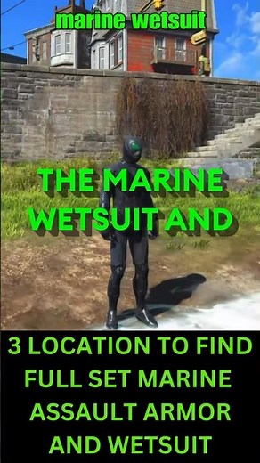 Wetsuit and Full Assault Marine Armor Location GUIDE in Fallout 4