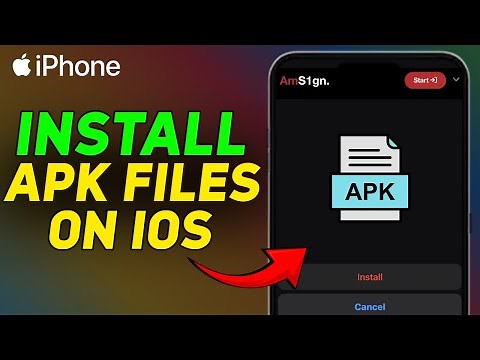 How To Install APK Files On iPhone With AMS1GN | Step By Step Guide (2024)