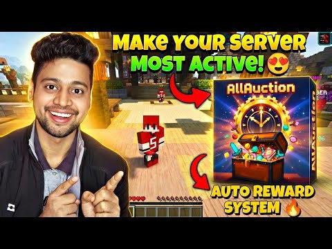 Make Your Minecraft SMP Most Active 😍 Auto Reward System Plugin Tutorial 🔥