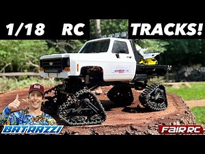 Batrazzi RC Tracks Install & Crawl! (TRX4M / FCX24 / FCX18 / SCX24)