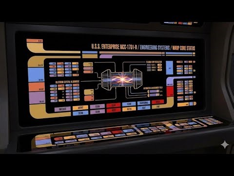 STAR TREK: THE NEXT GENERATION: Main Engineering (USS ENTERPRISE NCC-1701-D)