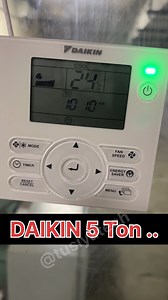 DAIKIN 5 Ton Heavy Duty Air conditioner #airconditioner #reels #viral #summer #electrician #AirConditioning | Tusiya Tech