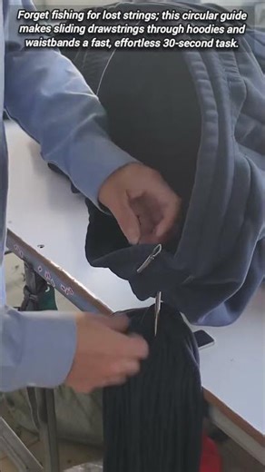 Quick Circular Threader For Effortless Garment Drawstring Replacement Installation