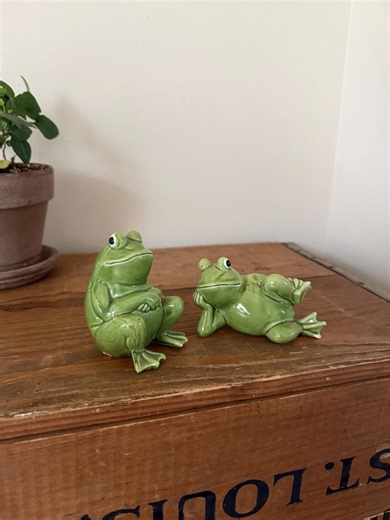 Vintage Norcrest Ceramic Frog Salt and Pepper Shakers, Made in Japan - Etsy