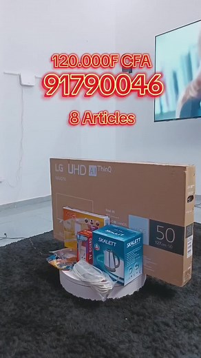 Télévision LG 50 pouces : Smart Android et Prix