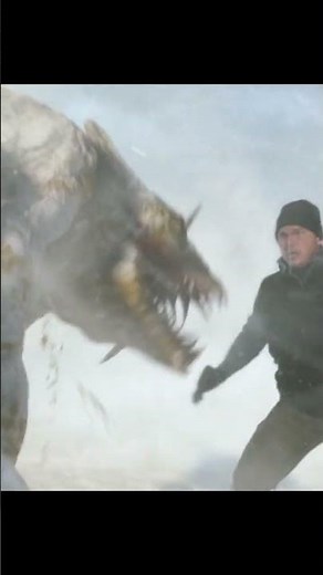 Brutal Final Showdown! 💥 One Man vs The Last Alien Beast ❄️🔥 #shorts #movie