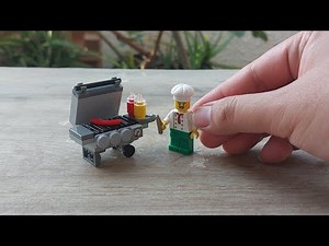 How I Build: Barbeque Grill (LEGO MOC TUTORIAL)