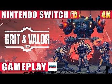 Grit and Valor - 1949 Nintendo Switch 1 Gameplay in 4K