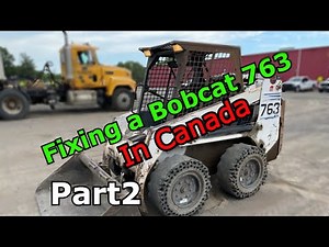I bought a 1999 Bobcat 763 (What a Disaster!) I am Fixing it.
