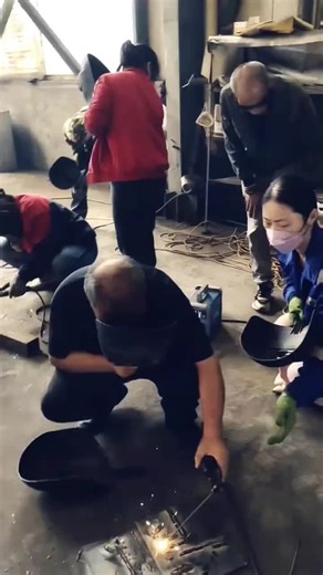 female student. #welderclub #tig #weld #welder #welding #bluecollar #pipewelder #fyp