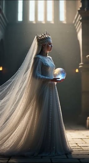 She Sang to the Crystal of Destiny — Epic Fantasy Scene 4K