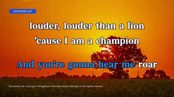 Katy Perry - Roar (Karaoke HD with backing vocals)