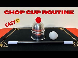 SIMPLE CHOP CUP ROUTINE | MAGIC TRICK TUTORIAL