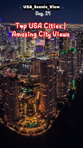 Top USA Cities | Amazing City Views 🇺🇸 #USA #Travel #Shorts