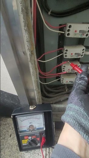 전기과장 분전반 부하 누전측정(절연테스트기,절연저항계,메가)측정방법(절연이 한쪽만 안 좋은경우)