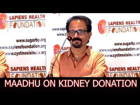 MAADHU BALAJI ON KIDNEY DONATION