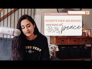 verses of peace // Scriptures with soaking worship music - reading God's Word + peaceful prayer