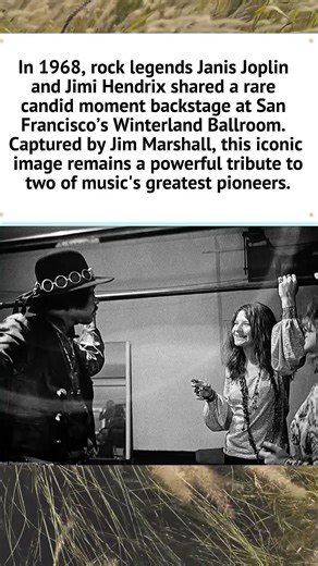 Janis Joplin & Jimi Hendrix (1968) 🎸✨