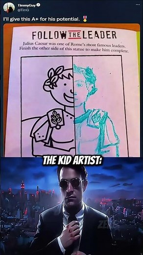 Bro went full Picasso 🖼