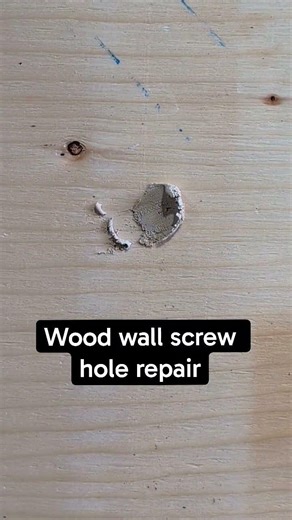 Wood filler easy and fast fix.