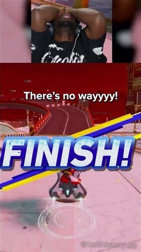 Shadow must’ve used Chaos Control or something. #sonicracingcrossworlds #sonic #shadowthehedgehog